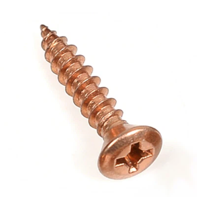 Koperen plaatschroeven